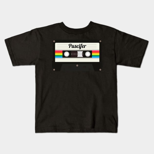 Puscifer / Cassette Tape Style Kids T-Shirt by GengluStore